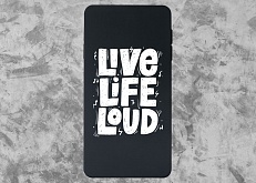 Портативная колонка 'Live Life', чёрная